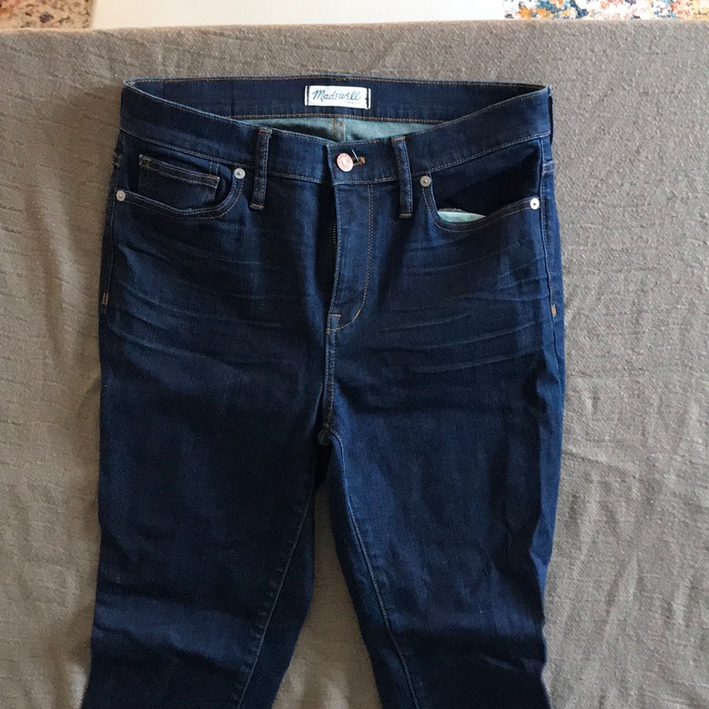 High riser skinny jeans